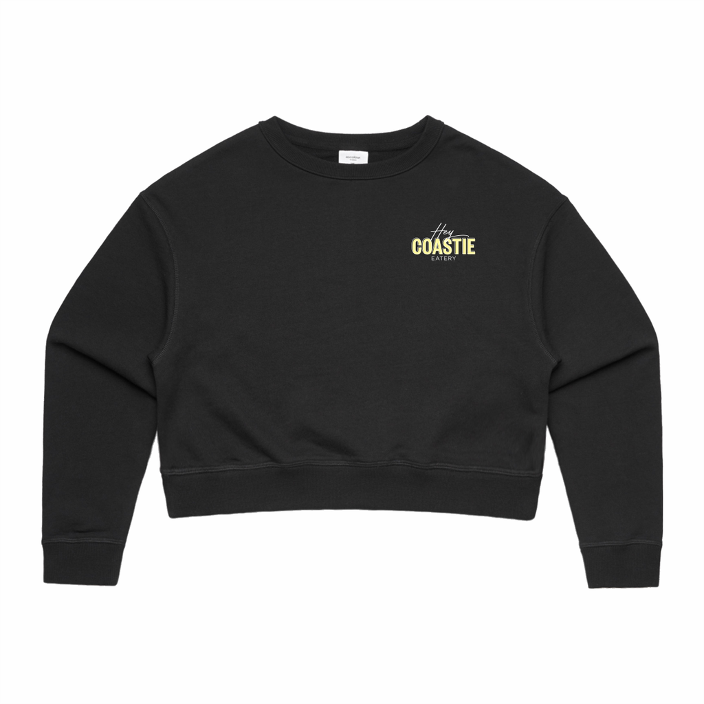 Hey Coastie - Womens Crop Crew